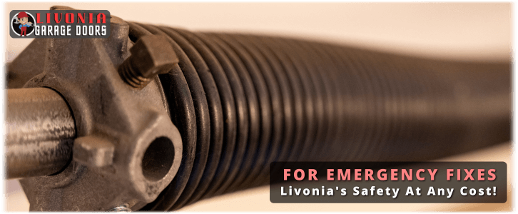 Broken Garage Door Spring Livonia